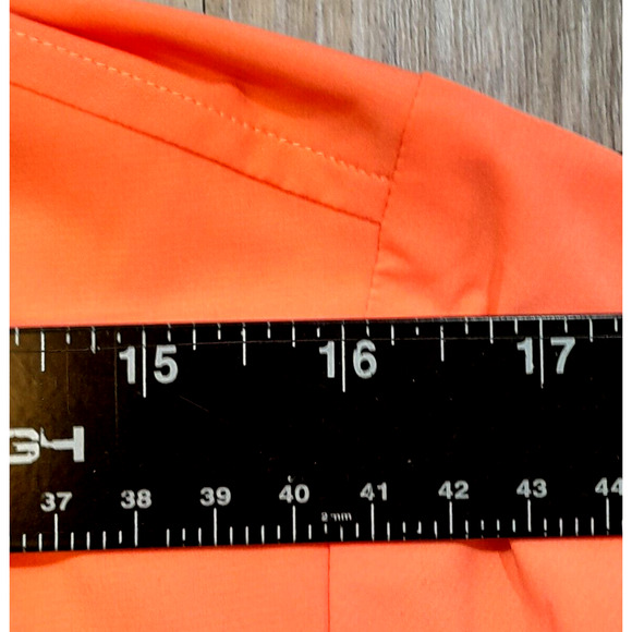 Zuda Womens Full Zip Flight Jacket Elastic Cuffs Long Sleeve Peach Size Small - Picture 12 of 15